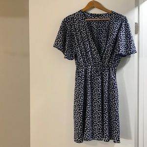 Dress (Navy Floral)